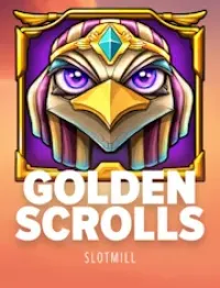 golden scrolls slot logo